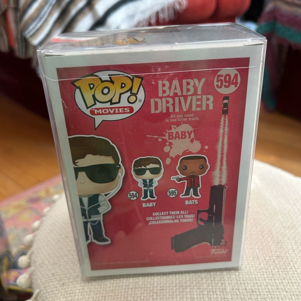 Funko Pop Baby Driver #594 Baby Limited Edition Chase Used Protector Included - Picture 3 of 7
